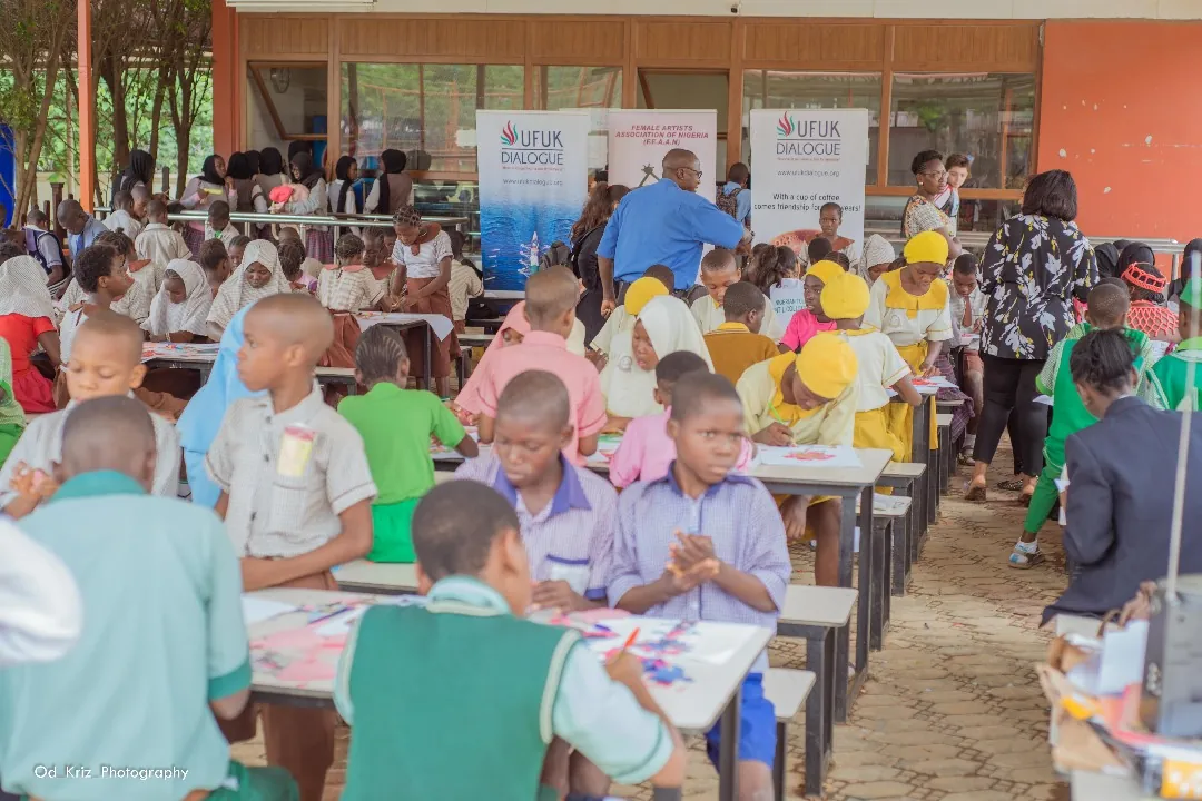 Students at work