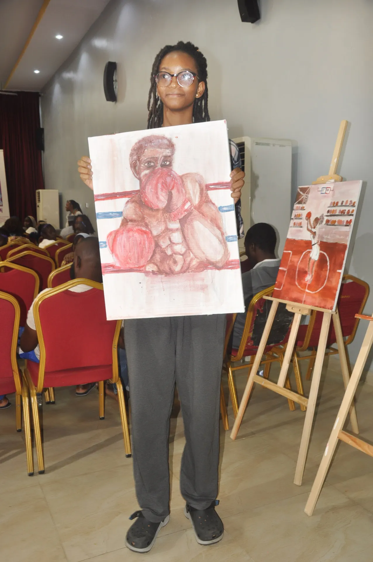 Gosifenna Okoro with her winning painting
